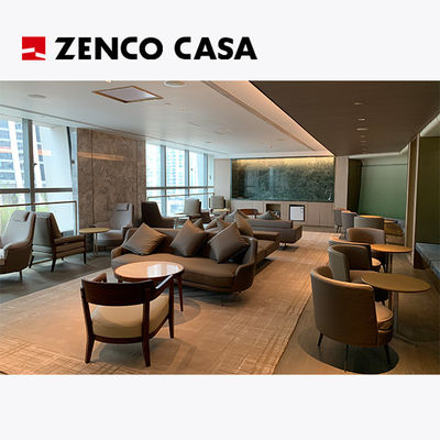 kualitas  Modern Leisure Furniture Set With Lounge Chairs, Sofas And Coffee Tables pabrik