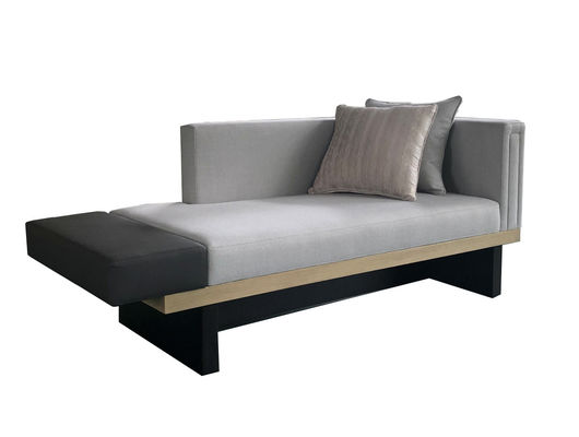 Kursi Chaise Lounge Kontemporer Eco Light Luxury Furniture ISO9001 185 * 75 * 75cm