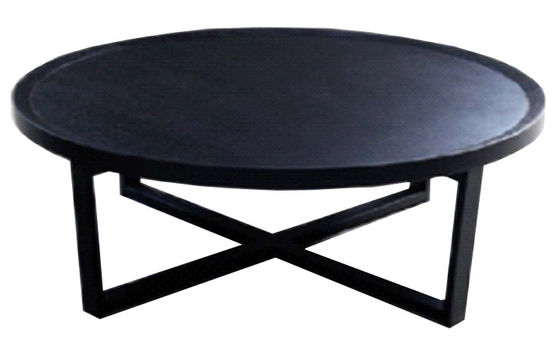 Meja Kopi Gaya Modern Kontemporer Hitam 1000 * 600 * 450mm