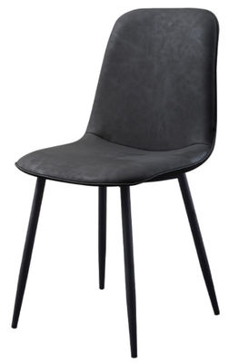 ODM Metal Fadeless Black Leather Kursi Ruang Makan Untuk Restoran