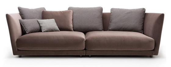 Furnitur Lobi Hotel Sectional Sofa Ergonomis Berlapis Untuk Hotel Bintang Lima