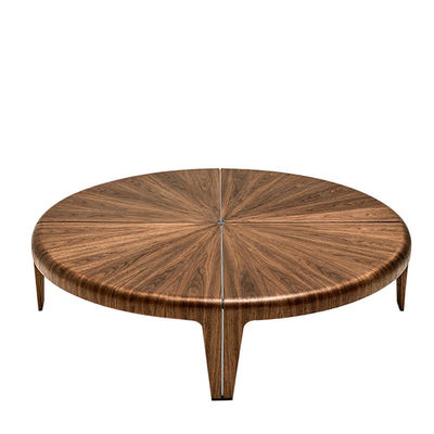 1100 * 600 * 450mm Kayu Bulat Meja Kopi Gaya Modern OEM ODM