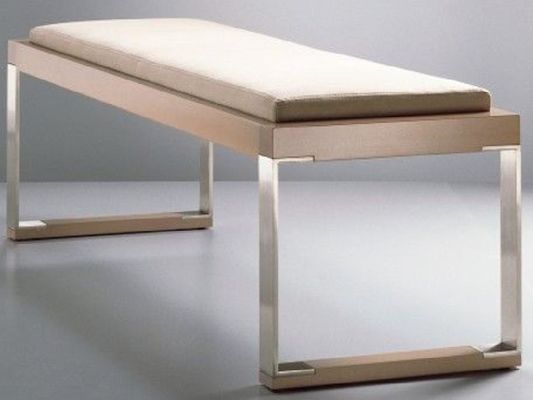 Furnitur Lobi Hotel Tahan Lama 1200 * 400 * 450mm Bangku Dalam Ruangan Bergaya