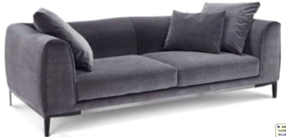 Sofa Hitam Komersial ODM Dan Kursi Empuk 2 Kursi Sofa Kursi Empuk Kecil