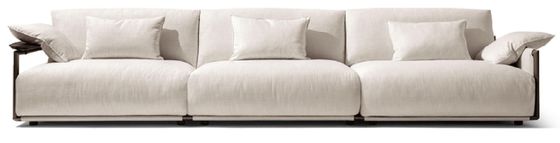 Perabot Ruang Tamu Nyaman Kepadatan Tinggi Perabot Lobi Hotel Sectional Sofa Sunproof