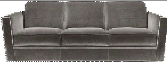 ISO 18001 Sofa Kelas Atas Dan Kursi Empuk Perabot Lobi Hotel 180 * 80 * 82cm