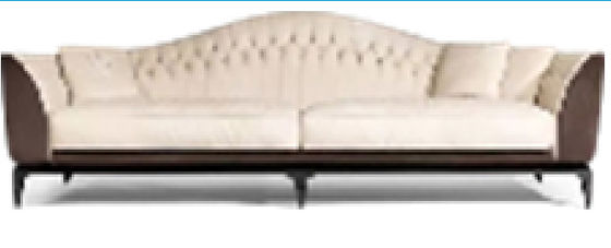 Suite Lounge Ergonomis Bergaya Sofa Beige Sofa Putih Ruang Tamu Tahan Pakai