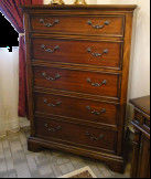 90*50*132cm Furnitur Gaya Eropa Dibuat Buatan Tangan Lemari Kayu Solid