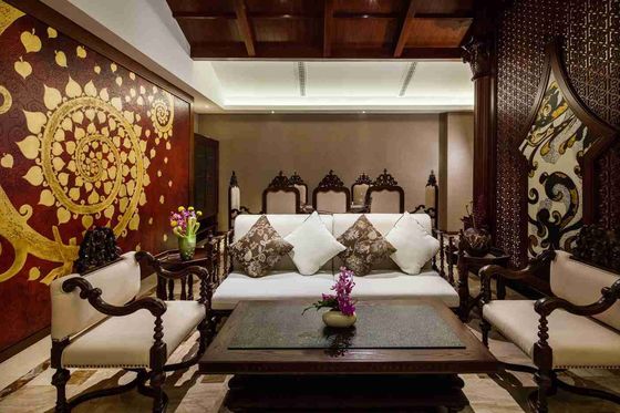 ISO14001 Perabot Kamar Tidur Gaya Klasik Set Sofa Ruang Tamu Tahan Debu