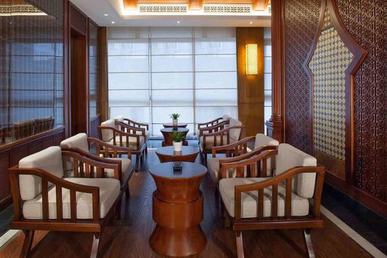 Gleville Southeast Asia Furniture Resort Set Ruang Makan Kayu Disesuaikan