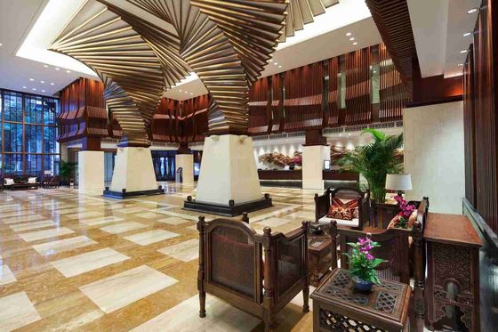 Gleville Southeast Asia Furniture Resort Set Ruang Makan Kayu Disesuaikan