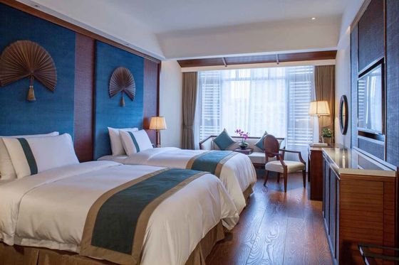Gleville Southeast Asia Furniture Resort Set Ruang Makan Kayu Disesuaikan