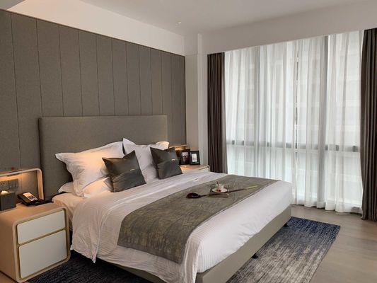 ASCOTT Solid Wood Furniture Set Set Ruang Tamu Untuk Apartemen ODM