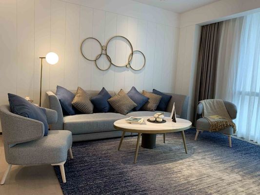 ASCOTT Solid Wood Furniture Set Set Ruang Tamu Untuk Apartemen ODM