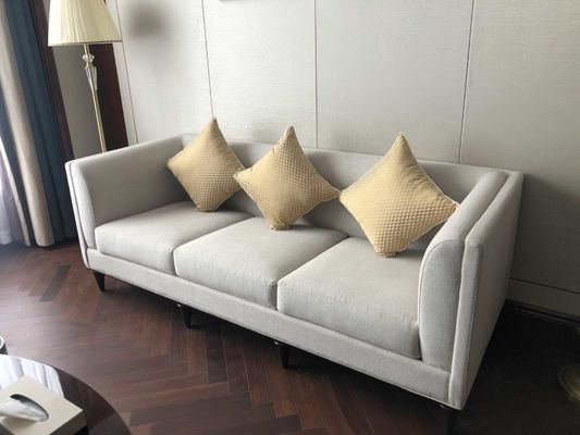 5 Star Hotel International Hotel Meja Makan Kustom Set Set Sofa Tahan Pakai Tahan Air Disesuaikan