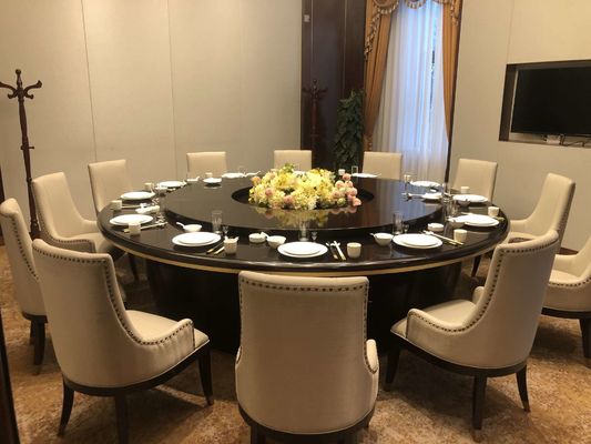 5 Star Hotel International Hotel Meja Makan Kustom Set Set Sofa Tahan Pakai Tahan Air Disesuaikan