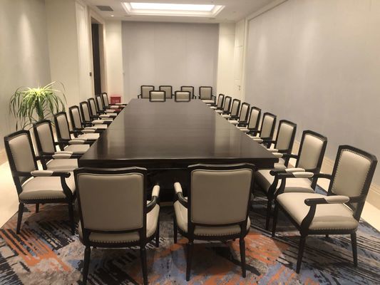 5 Star Hotel International Hotel Meja Makan Kustom Set Set Sofa Tahan Pakai Tahan Air Disesuaikan