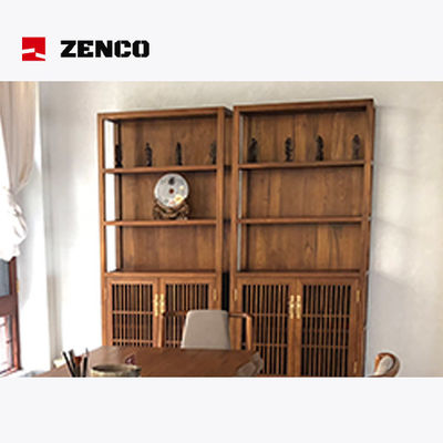 Furnitur Gaya Cina Kayu Padat dengan Kursi Meja Teh dan Lemari