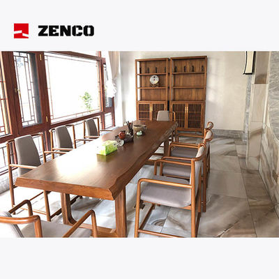 Furnitur Gaya Cina Kayu Padat dengan Kursi Meja Teh dan Lemari