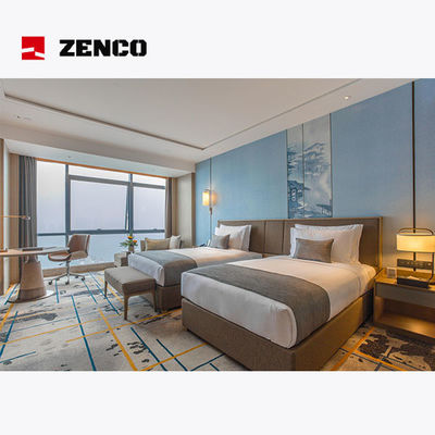 Set furnitur kamar tidur hotel gaya modern, berlaku untuk kamar standar hotel