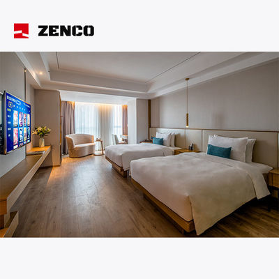 Set furnitur kamar tidur hotel gaya modern, ukuran 1500*2000*300mm