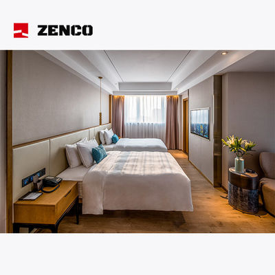 Set furnitur kamar tidur hotel gaya modern, ukuran 1500*2000*300mm