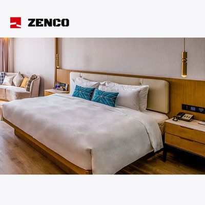 Set furnitur kamar tidur kayu solid gaya modern, ukuran 2000*2000*300mm