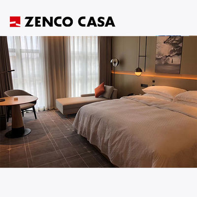 Set furnitur kamar tidur hotel gaya Morden Ukuran 2000*2000*300mm