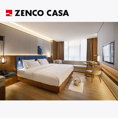 Modern Light Luxury Style Hotel Kamar Tidur Furniture Set Ukuran 2000*2000*300mm