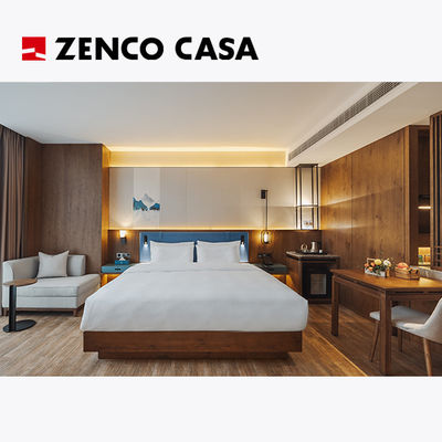 Modern Light Luxury Style Hotel Kamar Tidur Furniture Set Ukuran 2000*2000*300mm