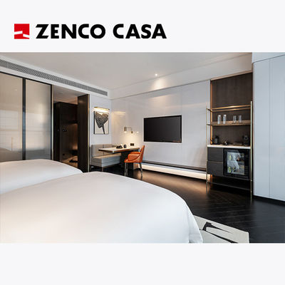 Set furnitur kamar tidur hotel gaya modern Ukuran tempat tidur 2000*2000*300mm