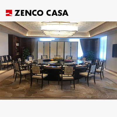 Gaya Cina Hotel Banquet Hall Meja Makan Listrik Dan Kursi Untuk Restoran Hotel