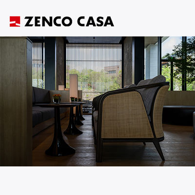 Hotel Furnitur Renang Fisik Multi Person Sofa Elemen Rattan Kursi Lounge Meja Kopi Gaya Modern
