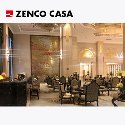 Hotel Lobby Meja Kopi Gaya Eropa Dan Kursi Lounge Ukuran 815*760*1000mm