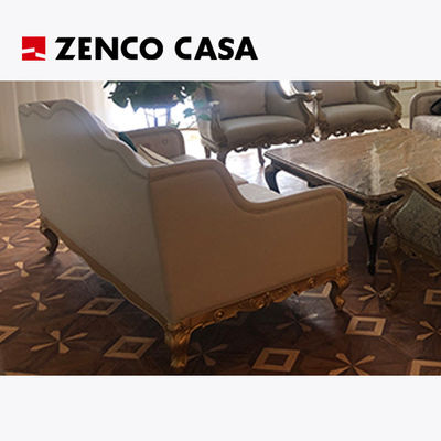 Gaya Eropa Hotel Lobby Furniture Leisure Set Termasuk Sofa Kursi Leisure Meja Kopi