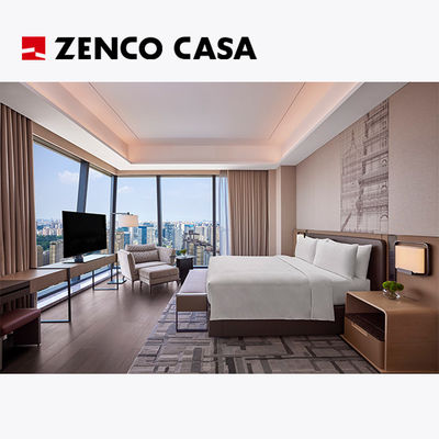 Set furnitur kamar tidur gaya hotel modern dengan ukuran tempat tidur 1800*2000mm