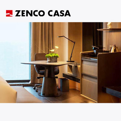 Set furnitur kamar tidur gaya hotel modern dengan dua tempat tidur ukuran 1500 * 2000mm