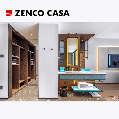 Karakteristik Etnis Set furnitur kamar tidur hotel termasuk tempat tidur ganda