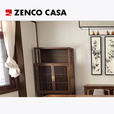 Furnitur Gaya Tradisional Cina Meja Kayu Padat Kursi Buku Rak Buku dan Rak Penyimpanan Set