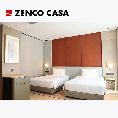 ISO9001 Set furnitur gaya modern untuk kamar tidur hotel bintang empat