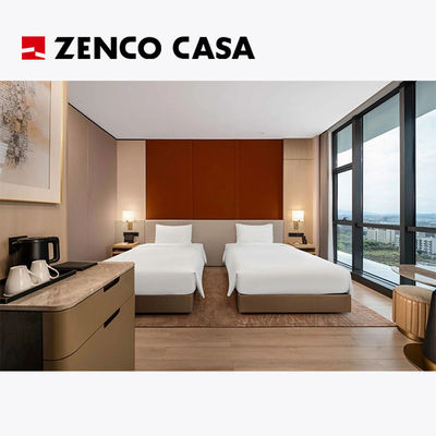 ISO9001 Set furnitur gaya modern untuk kamar tidur hotel bintang empat