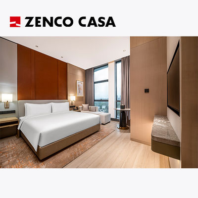 ISO14001 Modern Style Furniture Set untuk Hotel Bintang Empat Kamar Tidur Besar