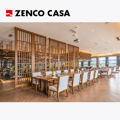 Furnitur restoran hotel termasuk meja makan kayu solid tunggal dan kursi makan