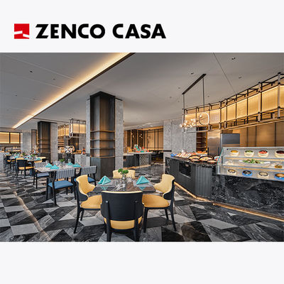 Set Meja Makan Kontemporer Untuk Furnitur Restoran Hotel High-End