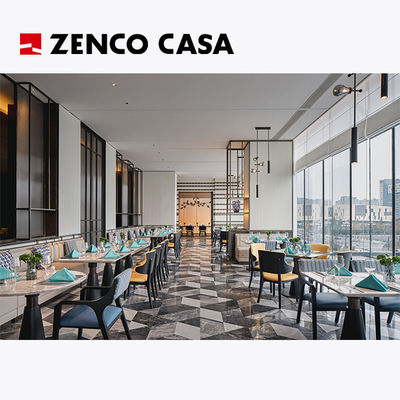 Set Meja Makan Kontemporer Untuk Furnitur Restoran Hotel High-End
