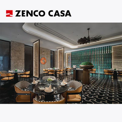 Furnitur restoran hotel termasuk meja makan bulat gaya modern