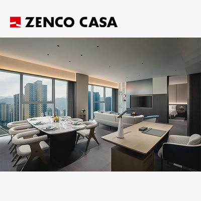 Furnitur Suite Hotel Modern Dengan Meja Linear Ekspansif Khusus