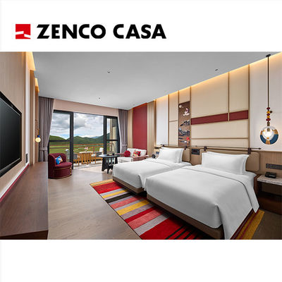 Proyek kustomisasi furnitur kamar kembar hotel bintang lima dengan gaya yang khas
